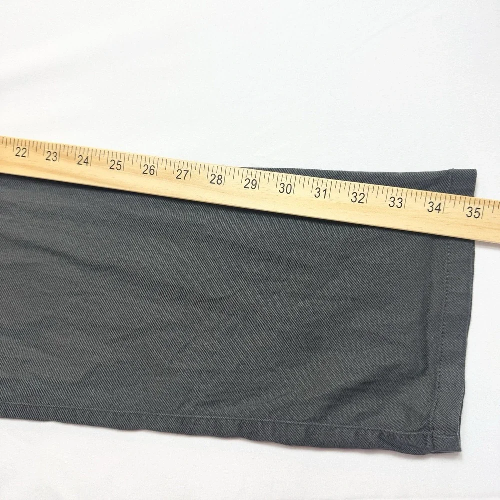 Ermenegildo Zegna City Fit Stretch Cotton Pants Mens 35x34.5 Gray 5 Pocket Jeans